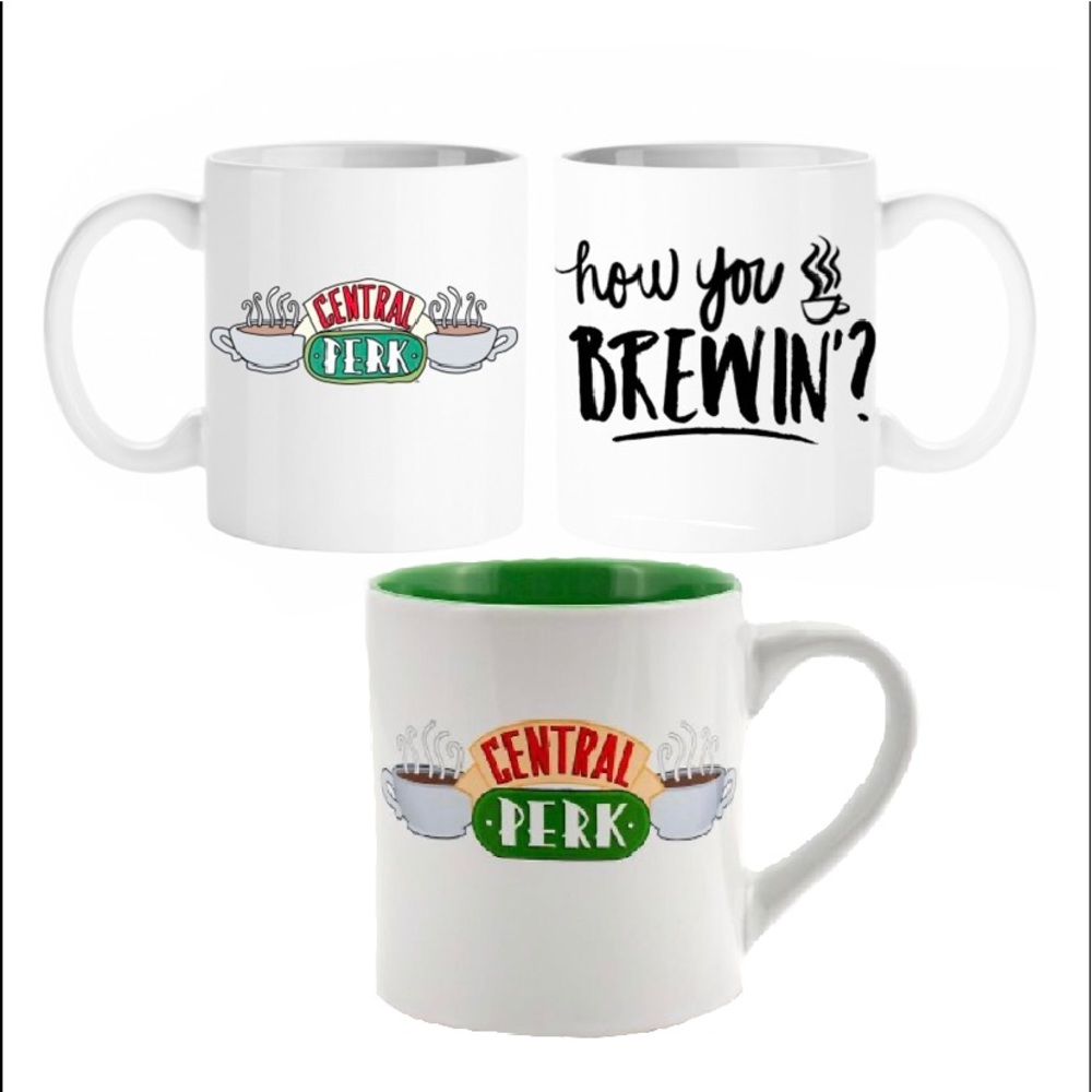 TWO Officially licensed Friends coffee mugs